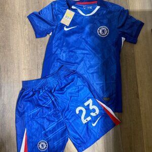 NEW Chelsea Football Club Home #23 RYAN Jersey & Shorts Men Small